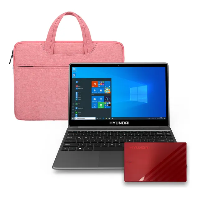 Laptop Hyundai Hybook Ereny Plus + Disco Duro 500gb + Bag