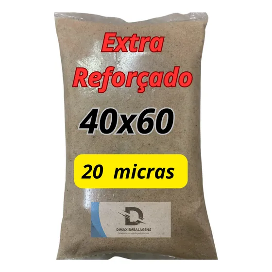 Sacos P/ Ensacar Embalar Areia 40x60 20 Micra C/ 200 Uni