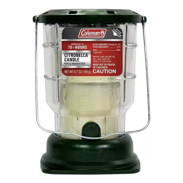 Vela Tipo Lampara De Citronella Coleman 70hrs 
