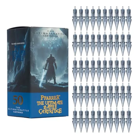 Cartuchos De Tatuaje Pfarrer Agujas 50pcs Mezclado Kktlp
