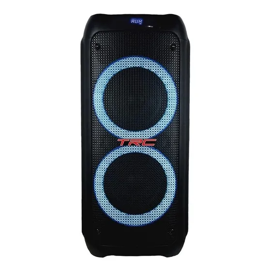 Caixa De Som Amplificada Bluetooth Trc 5590 1000w Microfone Cor Preto 127/220V