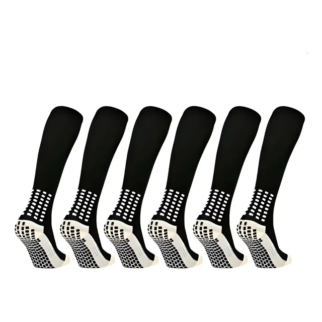 Kit 6 Pares Meia Futebol Trusox Meião Antiderrapante Longo