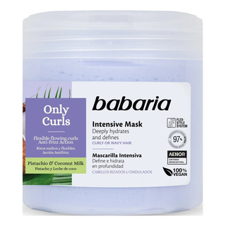 Mascarilla Capilar Intensiva Babaria Cabello Rizos Ondulado Mascarilla Capilar Intensiva Babaria Cabello Rizos Ondulado