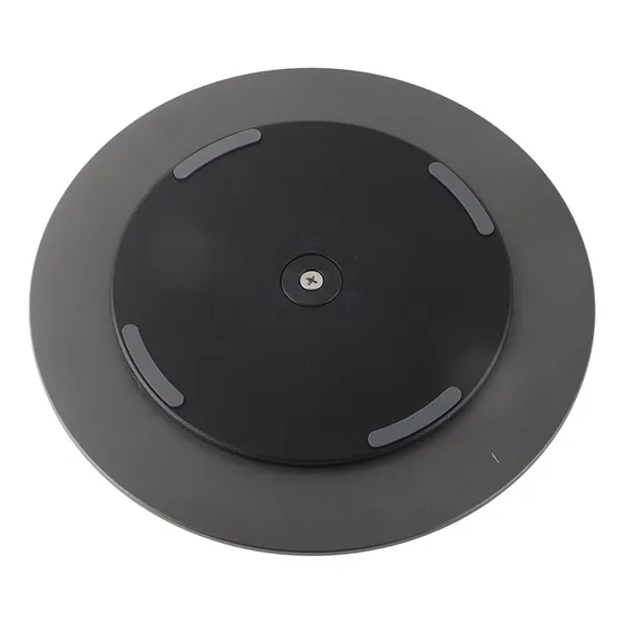 Base Giratória De Monitor De Computador De 360 Graus, Cinza