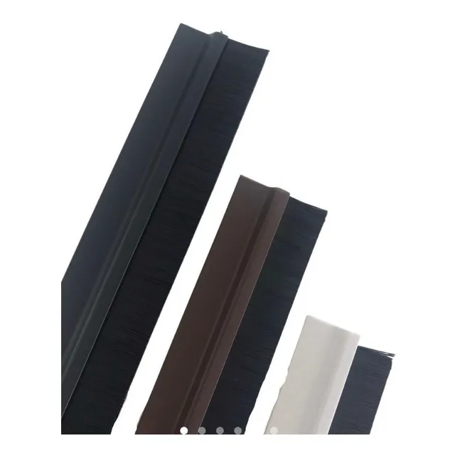 Zócalo Bajo Puerta Pvc Autoadhesivo C/ Cepillo X 1m Dep Seal