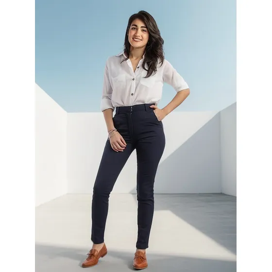 Pantalón Clásico Dama Azul Raidistas - Agrolact