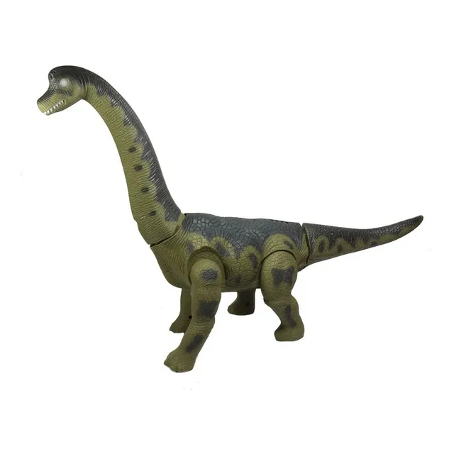 Juguete Dinosaurio Cuello Largo Con Luz, Sonido Y Huevos