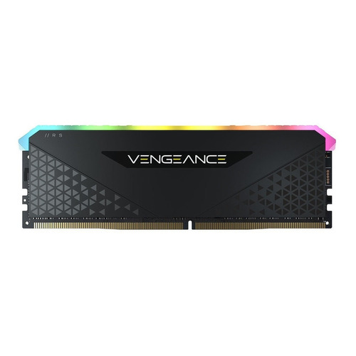 Memoria RAM Vengeance RGB RS gamer color negro  8GB 1 Corsair CMG8GX4M1E3200C16