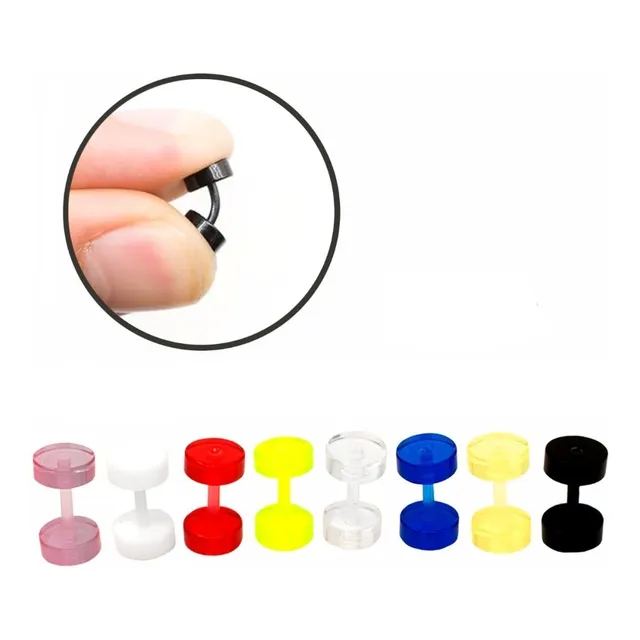 Expansor Para Oreja Simulador 1.2mm En Bioflex