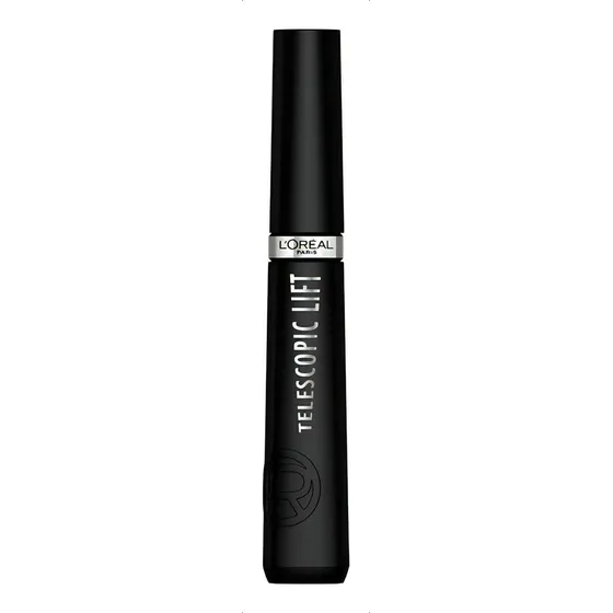 Máscara De Pestañas L'oreal Telescopic Lift Color Black Washable