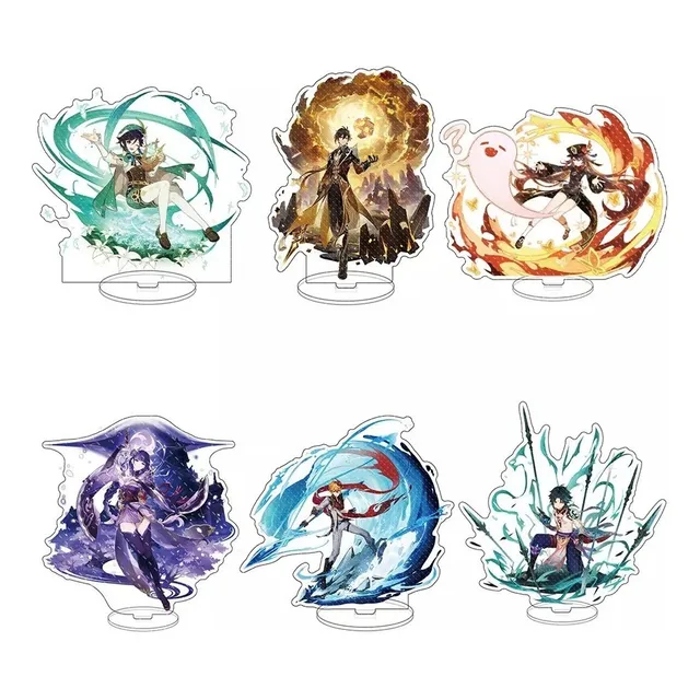 Figuras Acrílicas Genshin Impact(todos Los Personajes 15 Cm)