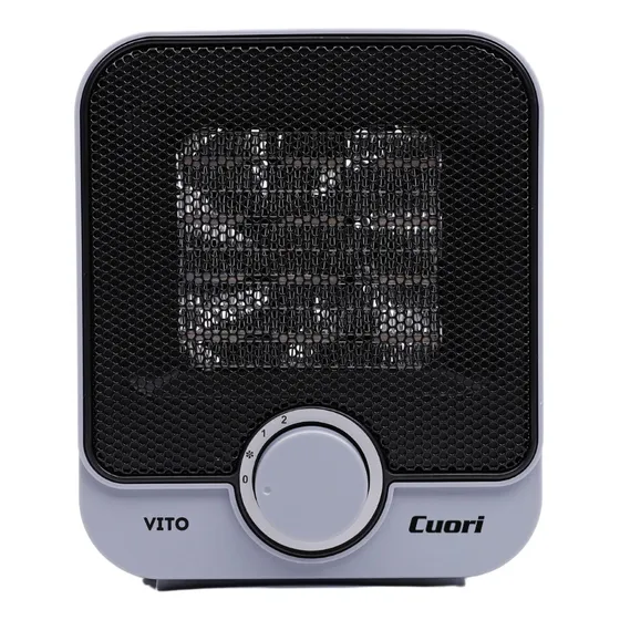 Caloventilador Ceramico Cuori Vito Cuo1225 Color Blanco