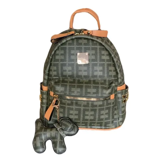 Cartera Mochila Diseño Elegante Con Llavero De Perrito 