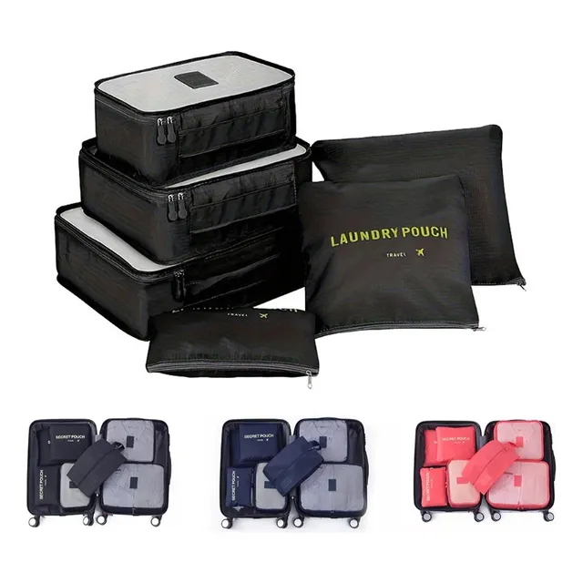 Set 6 Organizadores De Equipaje De Viaje Bolsa Ropa Interior