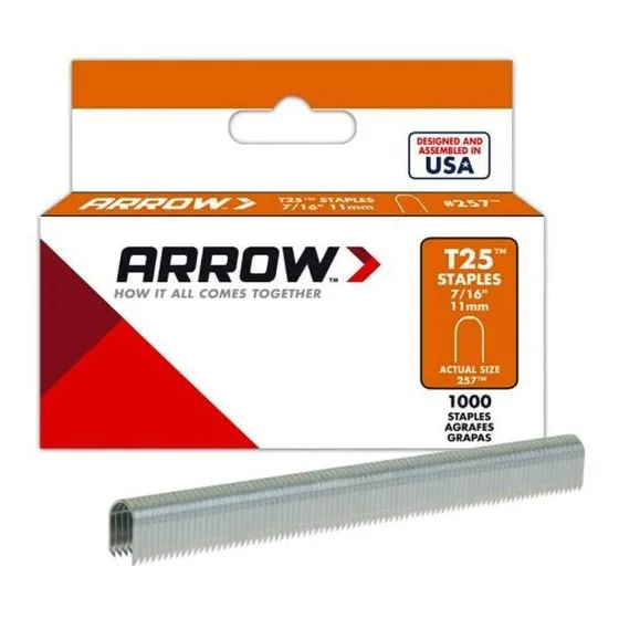 Grapas Concavas Arrow Fastener 257 7/16pLG