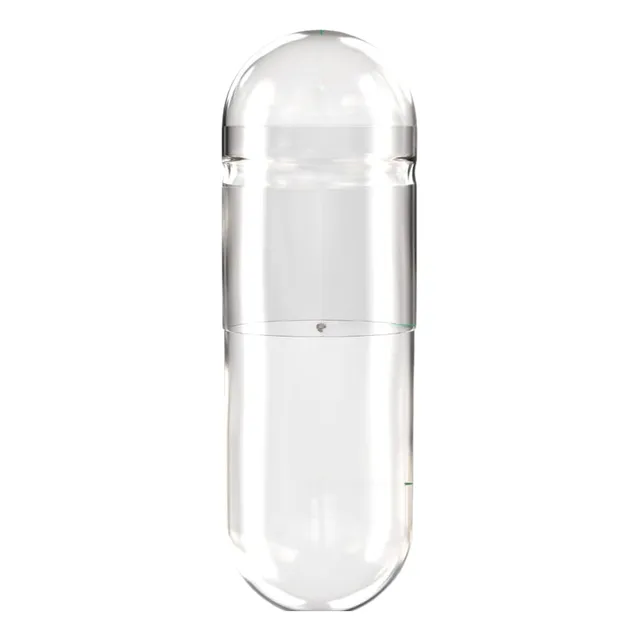 1000 Capsulas Transparentes De 1000 Mg De Capacidad C/u #00