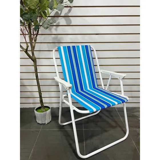 Silla De Playa Plegable Mdl 3 Celeste