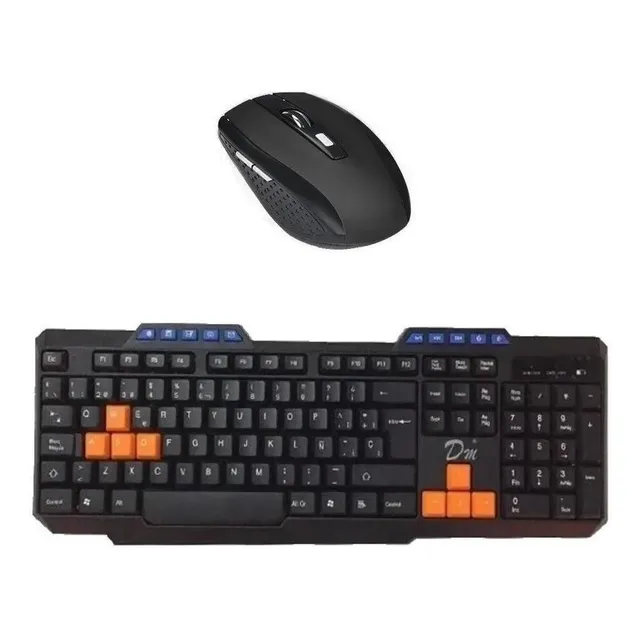 Kit Teclado Mouse Inalambrico Gamer