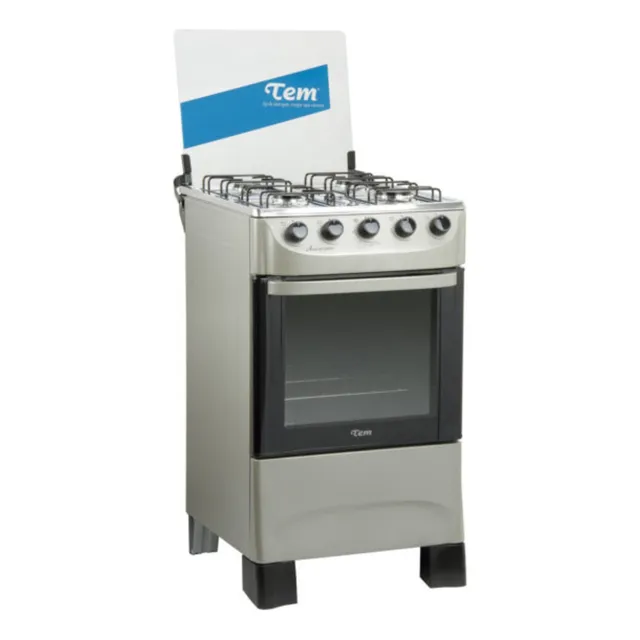 Cocina Tem Aniversario A Gas 4 Hornallas Inox Mi Casa