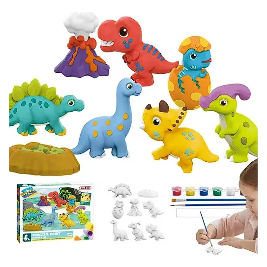 Figuritas De Pintura Yeso Diy Para Niños Mixio Kit Graffiti