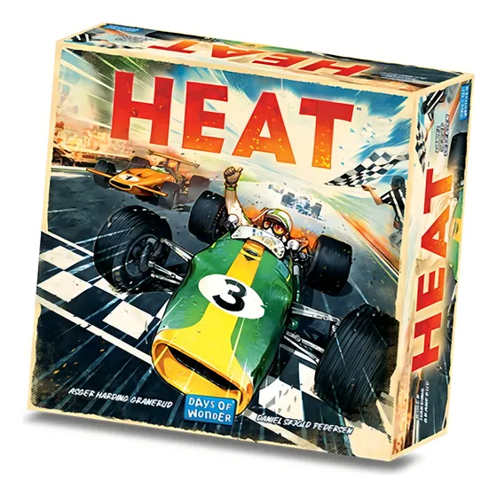 Juego De Mesa Heat En Español Carreras Velocidad Asmodee