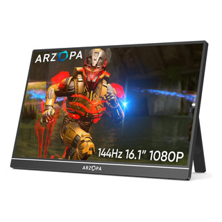 Monitor Portátil Para Videojuegos Arzopa 144 Hz, 16,1 Pulgad Monitor Portátil Para Videojuegos Arzopa 144 Hz, 16,1 Pulgad