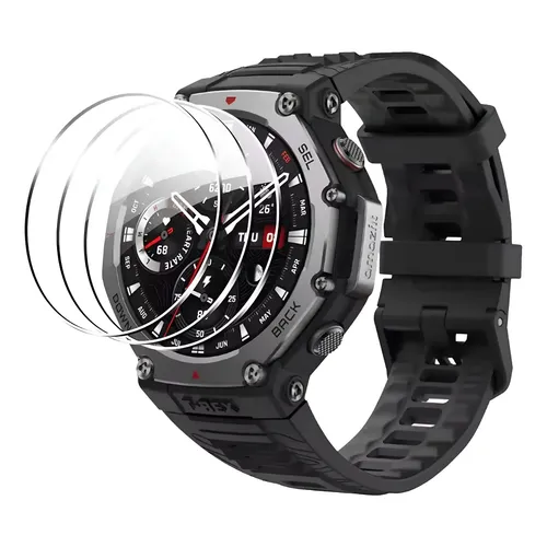 Smartwatch Amazfit T-Rex 3 Pro T-Rex 3 Pro 48mm-Black tela de 1.5