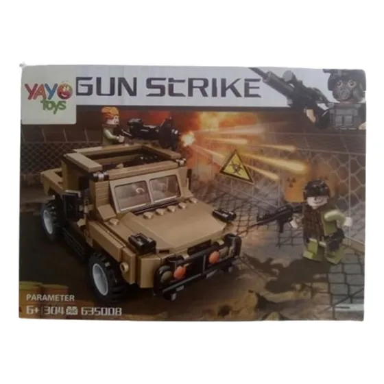 Juego Armable 304 Piezas Camion Militar Armado Juguetes