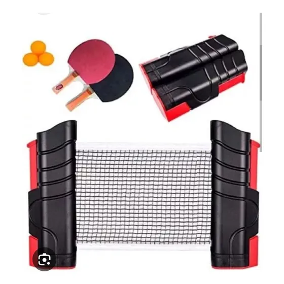 Raquetas De Ping Pong Con Pelotas Y Malla