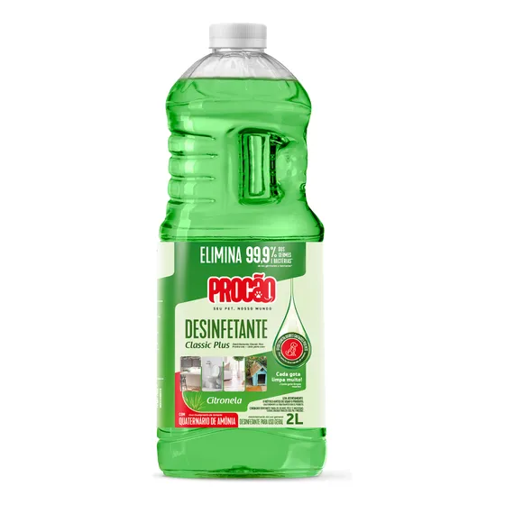 Desinfetante Classic Plus Concentrado Citronela Procão 2l
