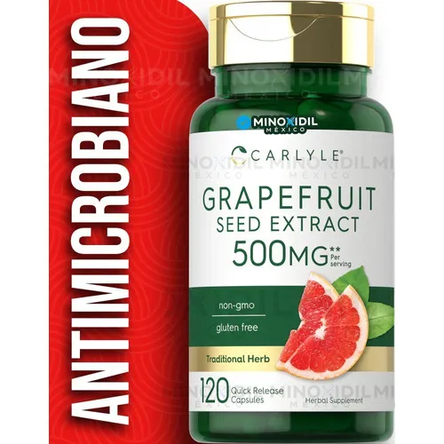 Carlyle Extracto Semilla Pomelo 500 Mg 120 Quick Release Cap Sabor Sin Sabor