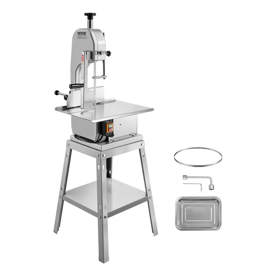 Vevor Sierra Eléctrica Para Carne, Cortadora Vertical 850 W