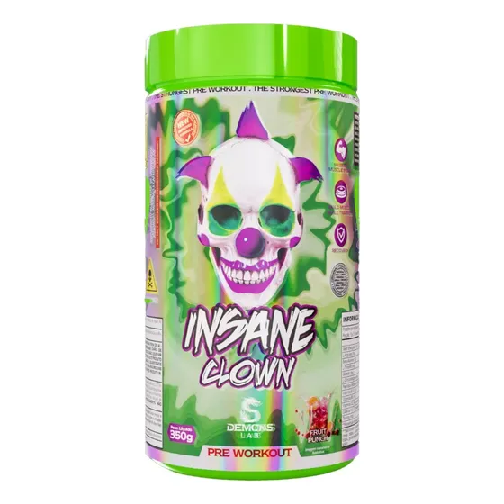 Pré-treino Insane Clown 350g Demons Lab Pre Workout Insano