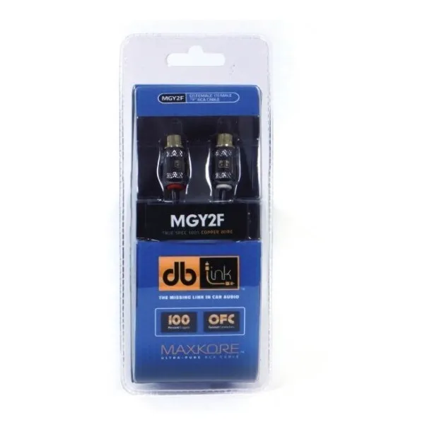 Cable En Y Rca De Audio Maxkore  Mg Series 1 Macho 2 Hembra