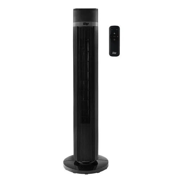 Ventilador Torre Air Silence Wap Silencioso Oscilante Com Controle Remoto 4 Velocidades...