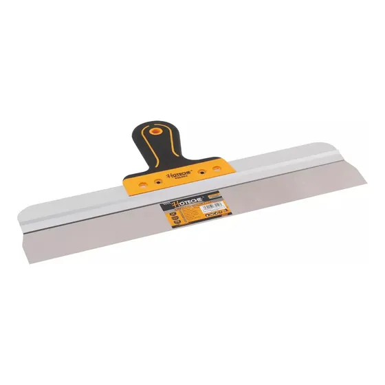 Espátula Para Yeso Ancha 60cm Mango Rígido Curvo Fachada