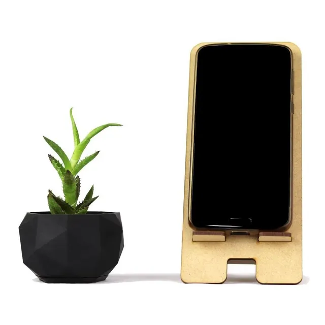 50 Pcs Dock Base Madera Porta Celular Corte Laser 3mm