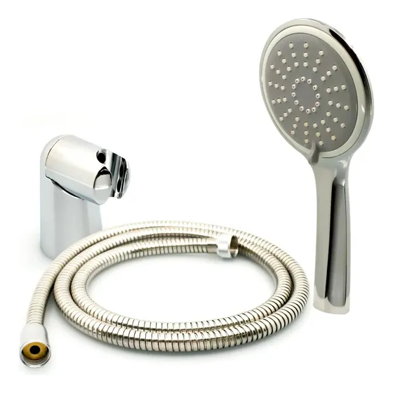 Set Ducha Telefono Fas Ll7p 3 Funciones Acabado Brillante Color Cromo