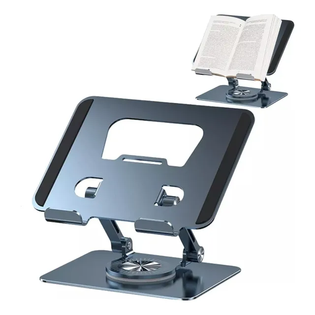 Soporte Giratorio Plegable De Aluminio Para Tablet, iPad Y Celular Práctico Y De Alta Calidad Para Escritorio Everest