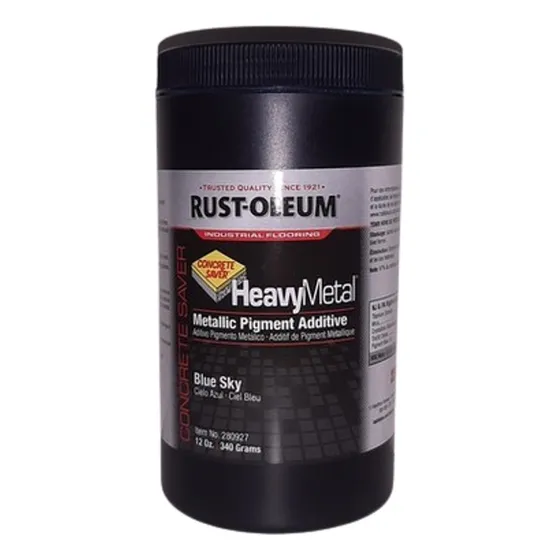 Rust Oleum Aditivo Azul P/poliuretano Heavy Metal Pisos 340g