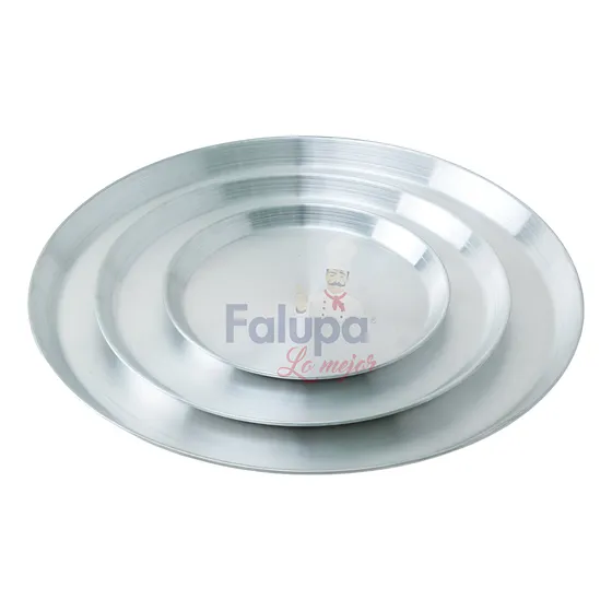 Platos Para Pizza, #20 En Aluminio
