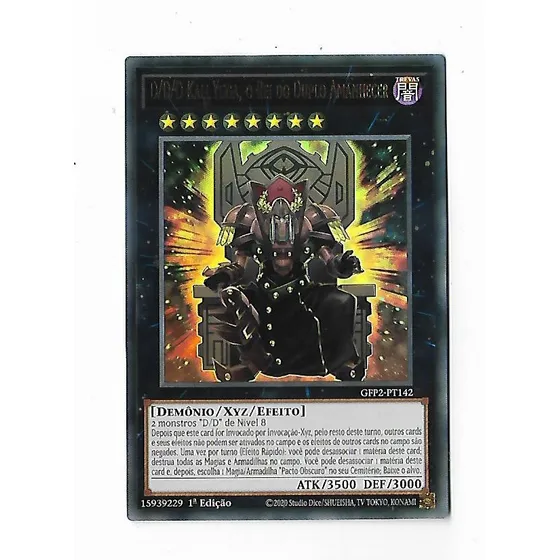 Yu-gi-oh D/d/d Kali Yuga, O Rei Do Duplo Amanhecer - Ultra R