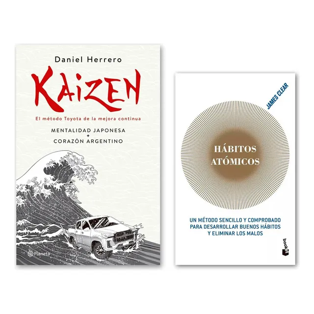 Hábitos Atómicos + Kaizen ( Mentalidad Japonesa) Pack