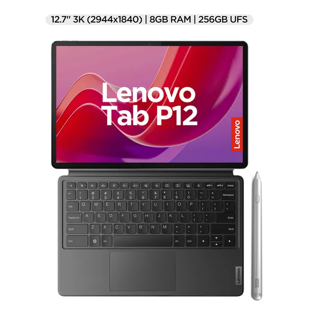 Lenovo Tab P12 8Gb+256Gb Teclado + Pluma Color Gris