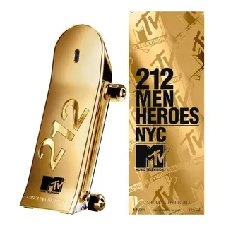 212 Nyc Men Mtv Carolina Herrera Edição Limitada Eau De Toilette - Perfume Masculino 90ml 212 Nyc Men Mtv Carolina Herrera Edição Limitada Eau De Toilette - Perfume Masculino 90ml