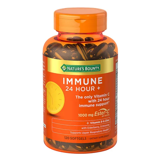 Immune C, 24 Horas, 1000 Mg, Nature Bounty, 120 Cápsulas Bla