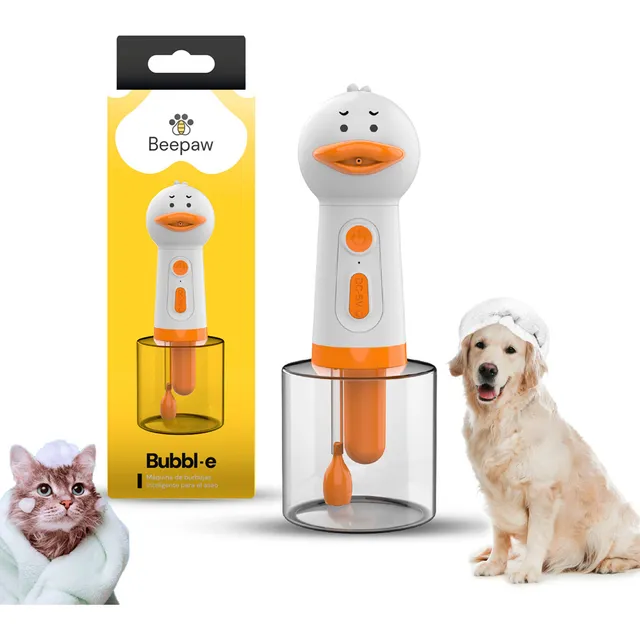 Maquina De Espuma Para Baño Beepaw Bubbl-e Mascotas Premium