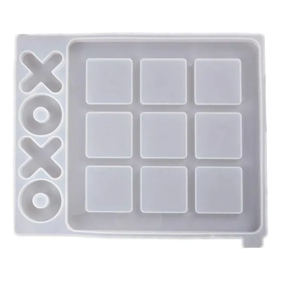 Tic Tac Toe - Molde De   Juego De Mesa X O Fundición D...