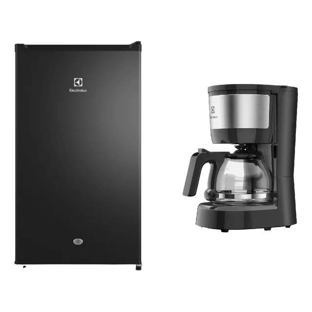 Combo: Frigobar Premium Negra (erd090g2hwb) + Cafetera Autom