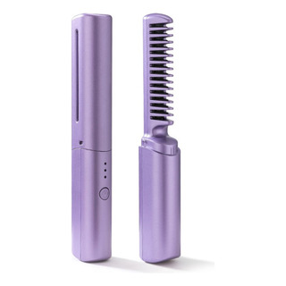 Mini Alisador De Cabelo Sem Fio Super Portátil Com Pente Mini Alisador De Cabelo Sem Fio Super Portátil Com Pente
